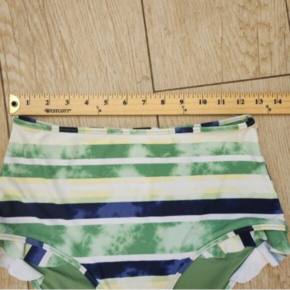 aerie Ruffle High Waisted Bikini Bottoms - Picture 9 of 11